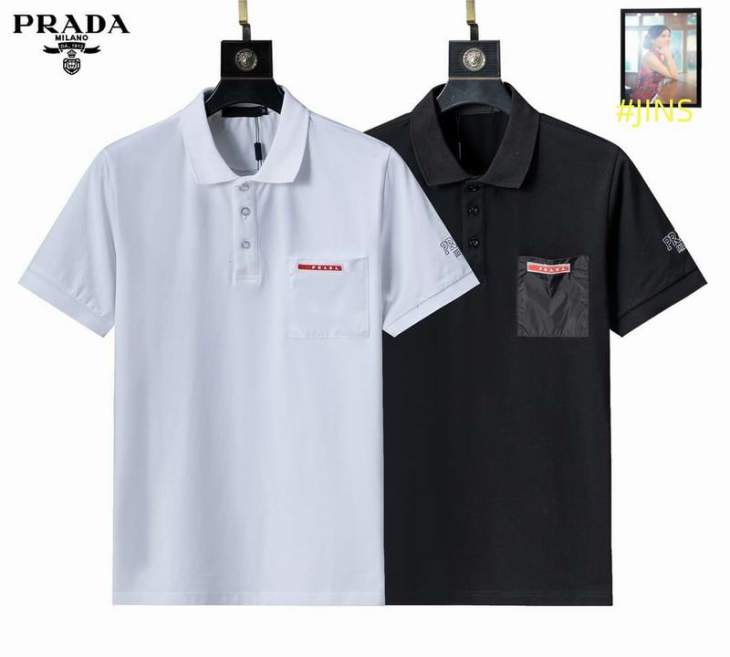 Picture of Prada Polo Shirts Short _SKUPradaM-3XL12yr13025826